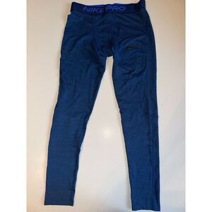Nike Men’s Blue Dri-FIT Compression Pants Size L Tights